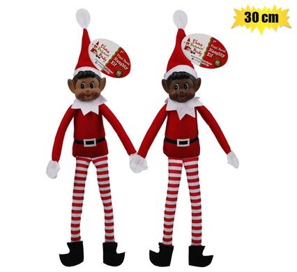 Xmas Elf Naughty 30cm