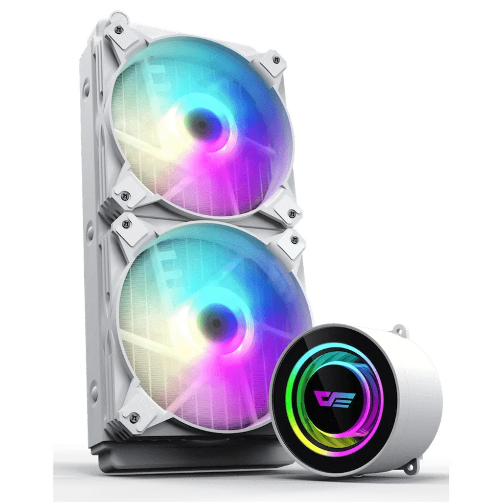 darkFlash DX240 V2.6 Liquid CPU Cooler - White