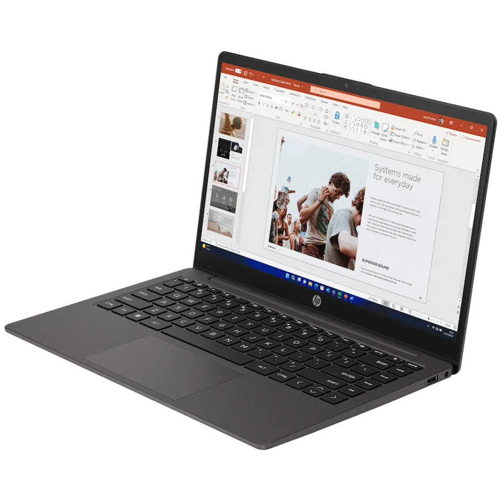 HP 245 G10 14-inch HD Laptop - AMD Athlon Silver 7120U 256GB SSD 8GB RAM Win 11 Home Dark Ash