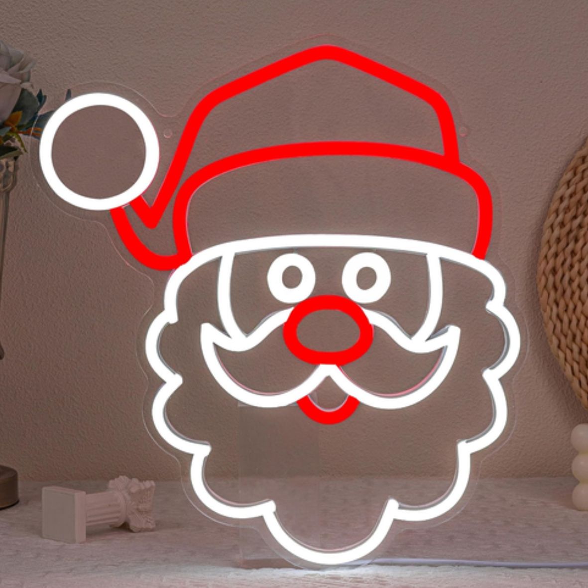 LED Christmas Santa 30cm Indoor/Outdoor