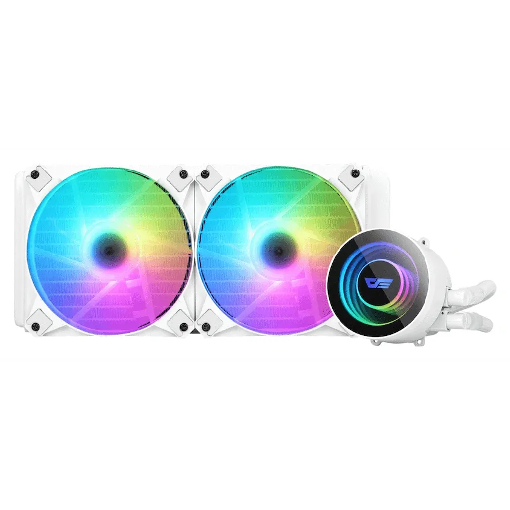 darkFlash DX240 V2.6 Liquid CPU Cooler - White