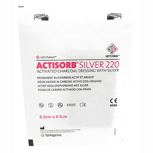ACTISORB CHARC+SILVER 6.5x9.5cm