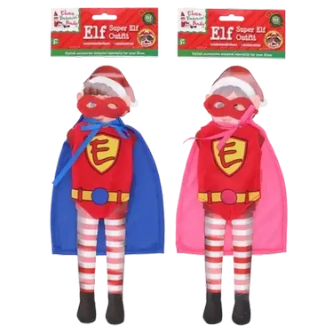 Xmas Elf Outfit Superhero