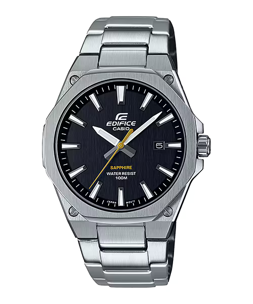 Casio Edifice Analog Men's 100m Sapphire Stainless Steel Watch – EFR-S108D-1AVUDF