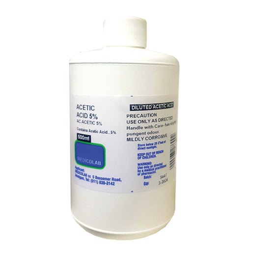 Acetic Acid 5% 500ml Medicolab - Shopping4Africa
