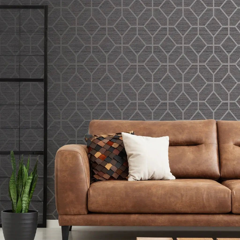 Asscher Geo Grey Wallpaper - Shopping4Africa