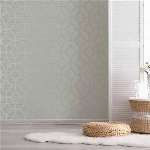 Asscher Geo Sage Green Wallpaper - Shopping4Africa