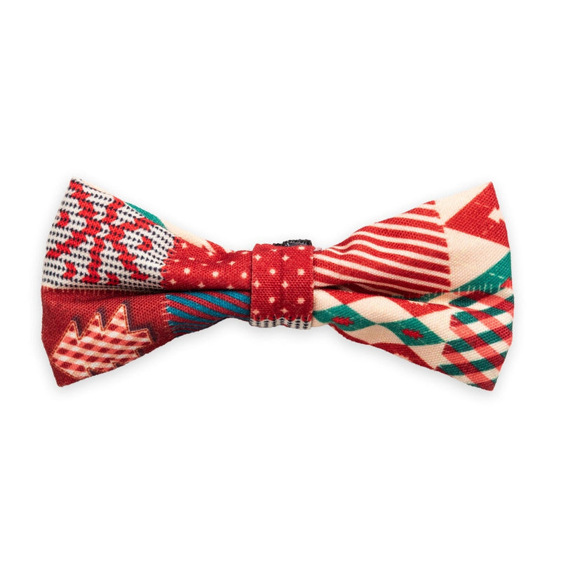 Bow Tie Festive Patchwork Red - Shopping4Africa