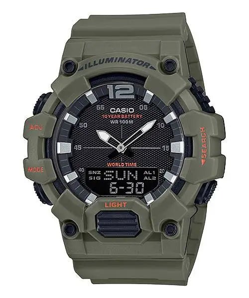 Casio Anadigi Telememo Green Watch HDC - 700 - 3A2VDF - Shopping4Africa