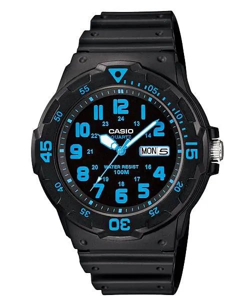 Casio Analog Rotating Bezel Blue Dial Watch MRW - 200H - 2BVDF - Shopping4Africa