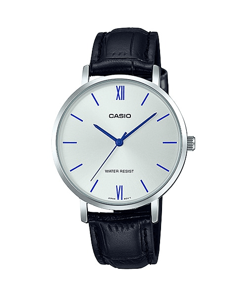 Casio Analog Round Case Leather Watch LTP - VT01L - 7B1UDF - Shopping4Africa