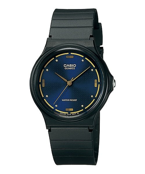 Casio Analog Round with Blue Dial and Gold Watch MQ - 76 - 2ALDF - Shopping4Africa