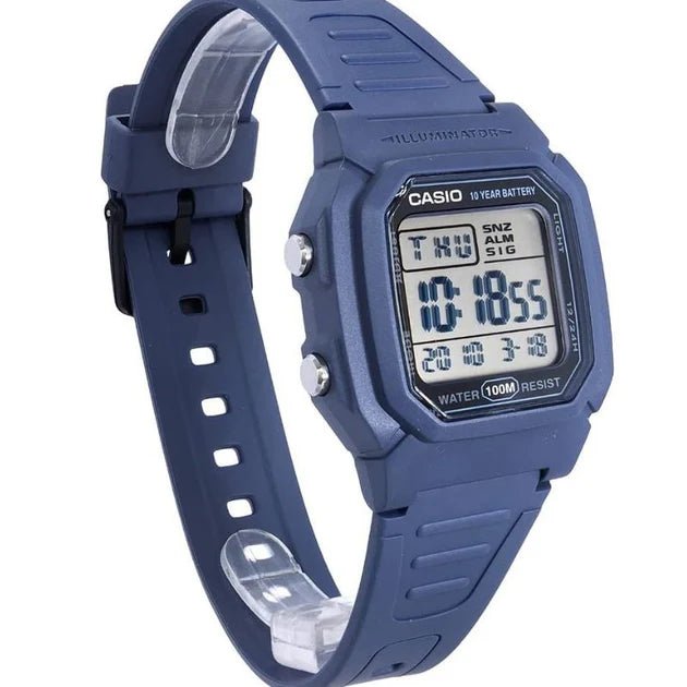 Casio Digital Grey Case Blue Watch W - 800H - 2AVDF - Shopping4Africa