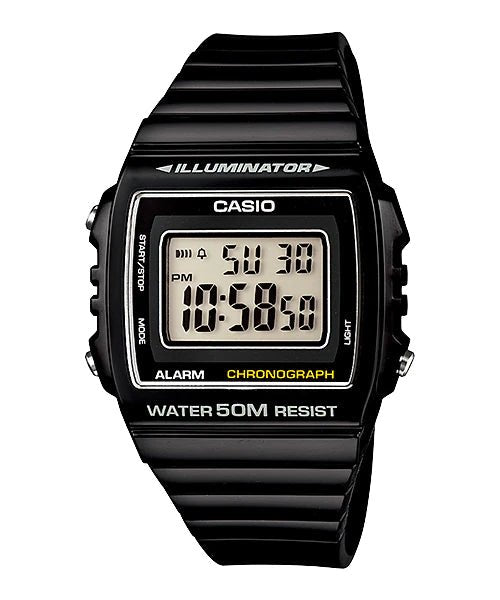 Casio Digital Square Black Watch W - 215H - 1AV - Shopping4Africa