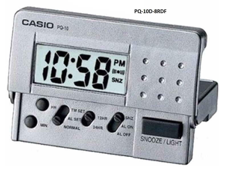 Casio Digital Table Alarm Clock PQ - 10D - 8RDF - Shopping4Africa