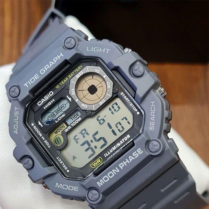 Casio Digital Tide Graph Grey Watch WS - 1700H - 8AVDF - Shopping4Africa