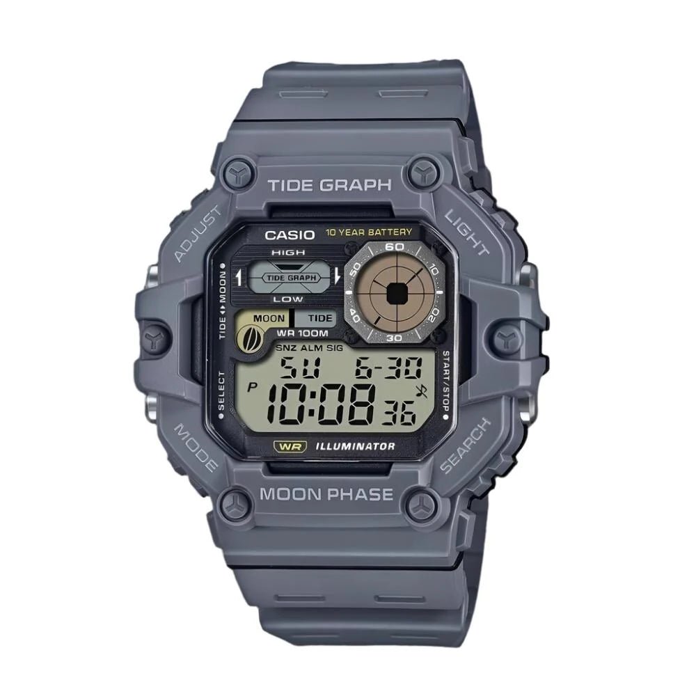 Casio Digital Tide Graph Grey Watch WS - 1700H - 8AVDF - Shopping4Africa