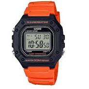 Casio Digital Watch with Black Case and Orange Band W - 218H - 4B2VDF - Shopping4Africa