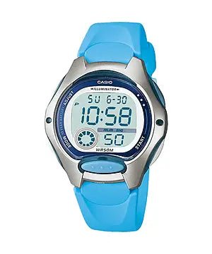 Casio Digital Womens Watch with Round Silver Case LW - 200 - 2BVDF - Shopping4Africa