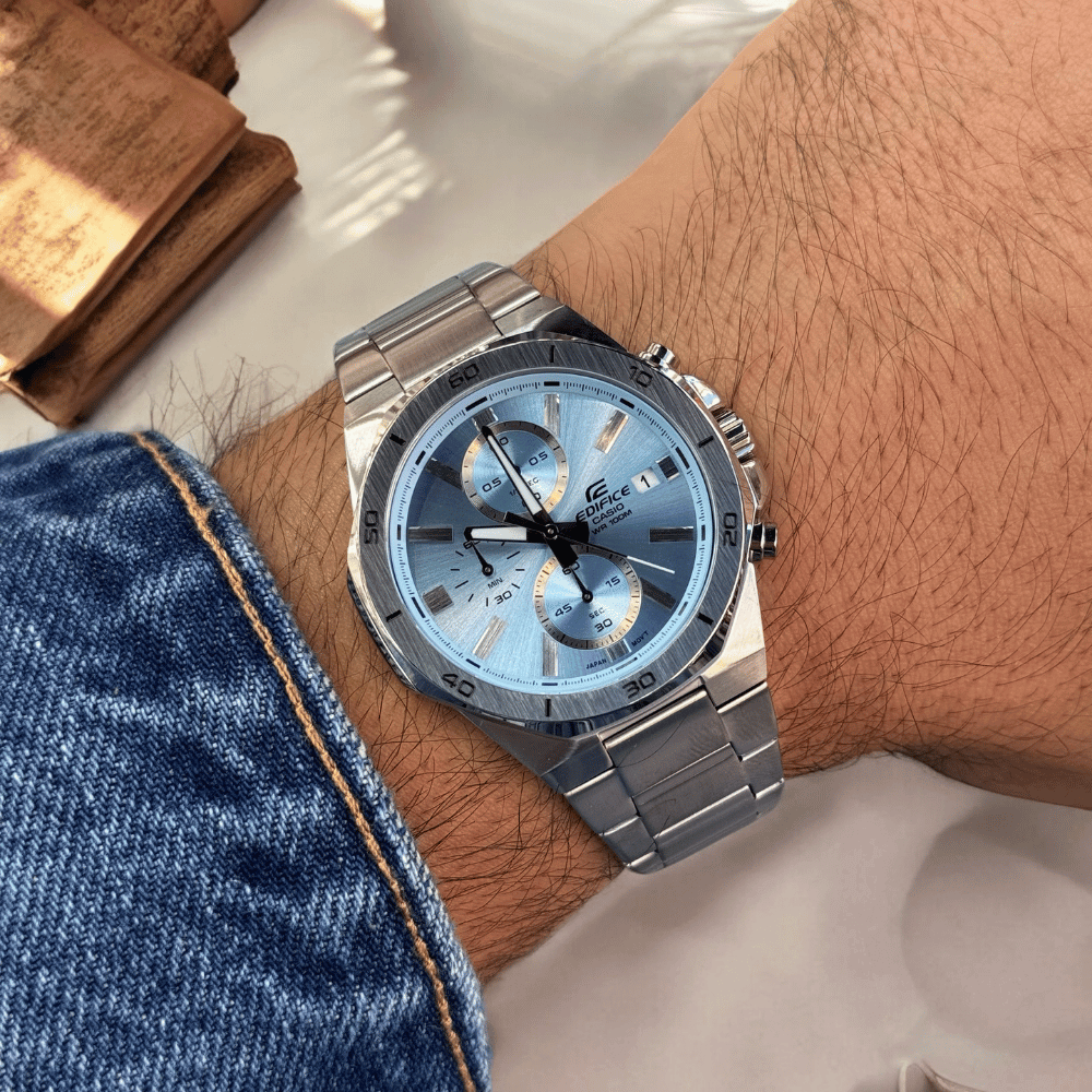 Casio Edifice Men's 100M Standard Chronograph Watch EFV - 640D - 2BV - Shopping4Africa