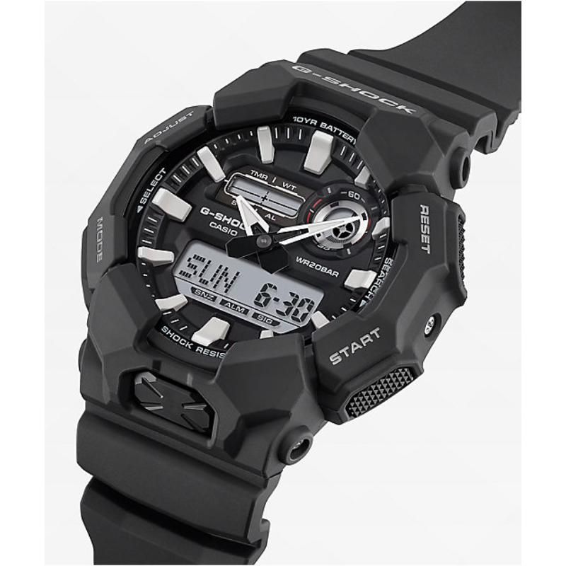 Casio G-Shock Men's Black Analogue & Digital Rubber Strap Watch-GA-010-1ADR - Shopping4Africa