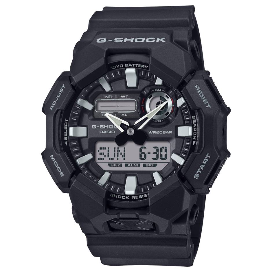 Casio G-Shock Men's Black Analogue & Digital Rubber Strap Watch-GA-010-1ADR - Shopping4Africa