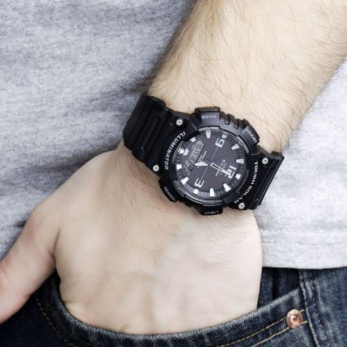 Casio Retro Anadigi World Timer Black Watch AQ - S810W - 1AVDF - Shopping4Africa
