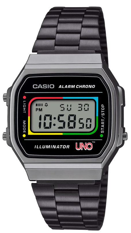 Casio Vintage UNO Collaboration Watch A168WEUC - 1ADR - Shopping4Africa