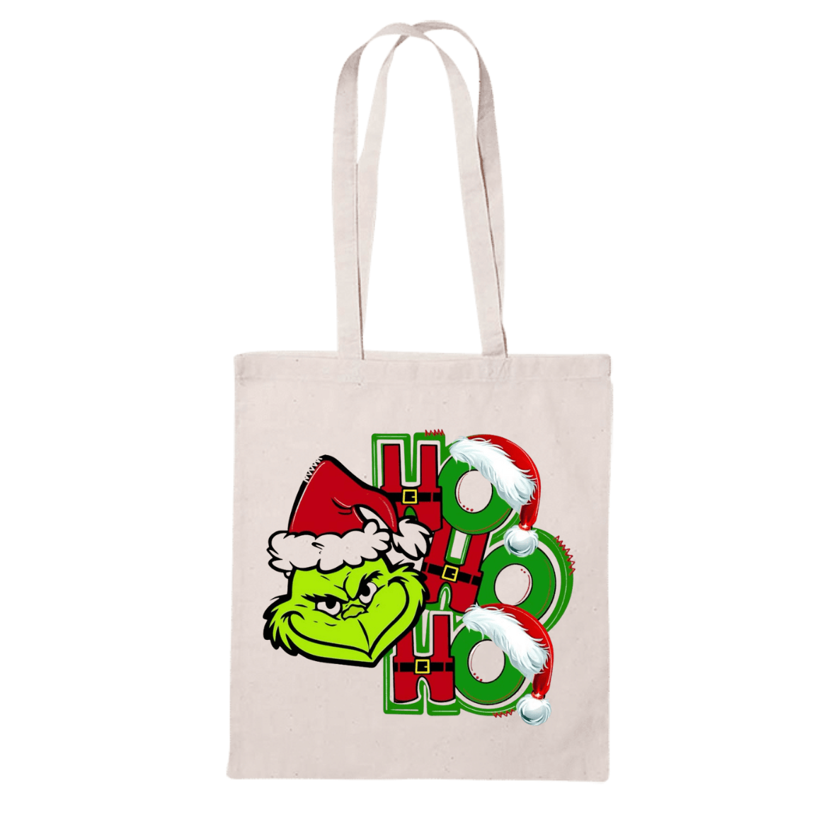 Christmas Tote Bag - Grinch Ho Ho Ho - Shopping4Africa