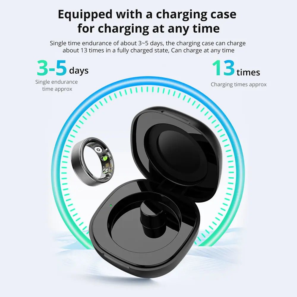 COLMI R03 Smart Ring Health Tracker Fitness Sport Waterproof Black - Shopping4Africa
