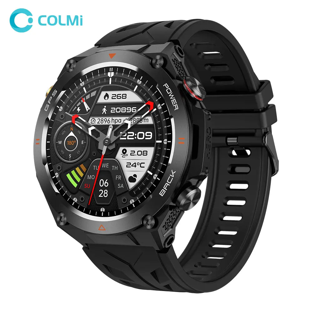COLMI V75 GPS Smartwatch 1.45 inch Silicone Strap - Shopping4Africa