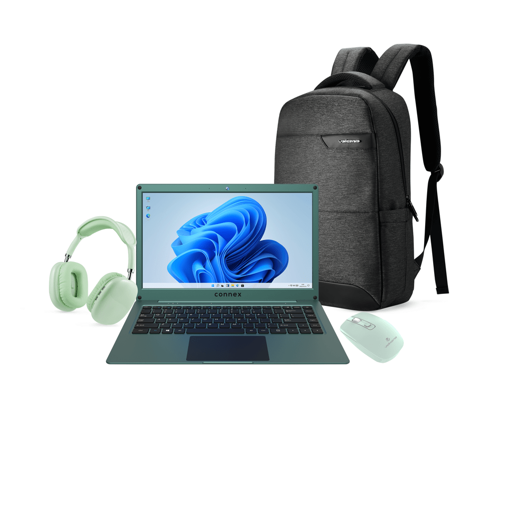 Connex GN256 Bundle 8GB/256GB SSD Laptop + Mouse + Bag + Headset - Shopping4Africa