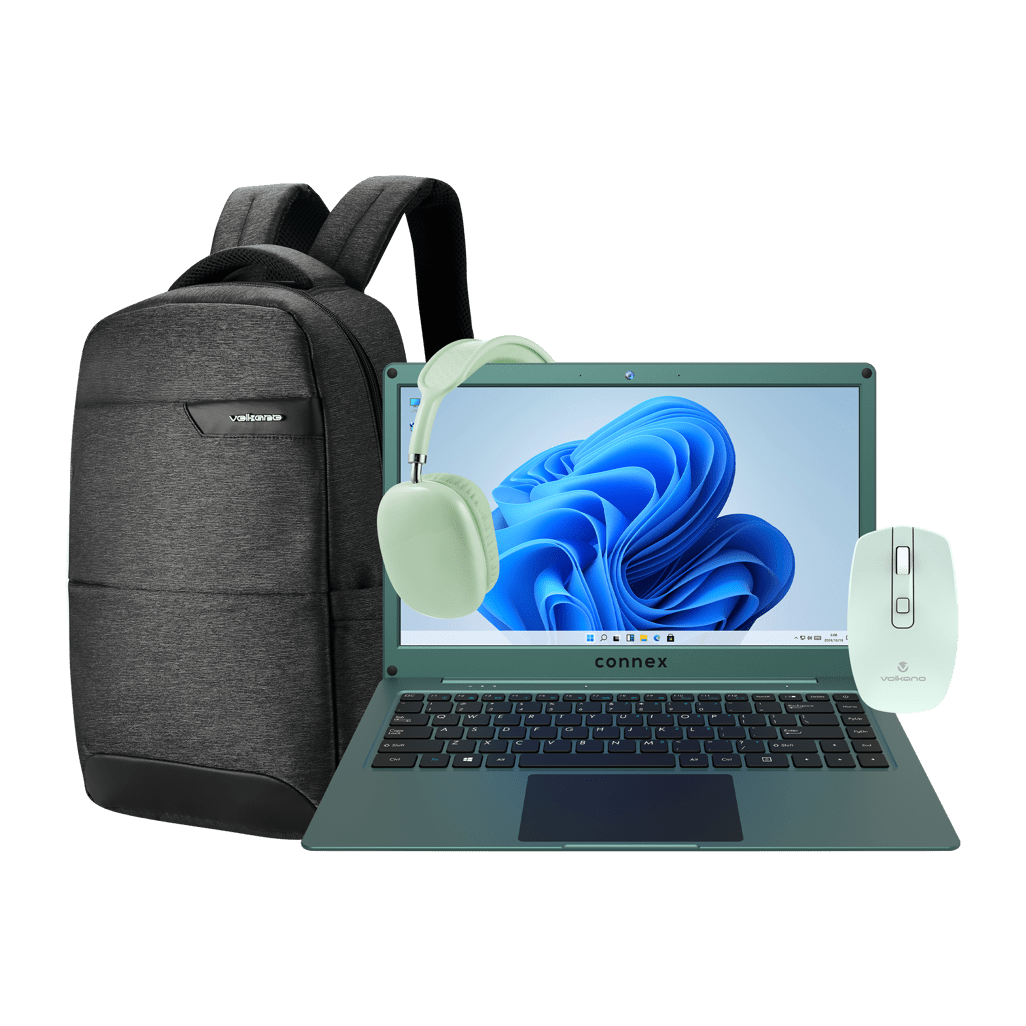 Connex GN256 Bundle 8GB/256GB SSD Laptop + Mouse + Bag + Headset - Shopping4Africa