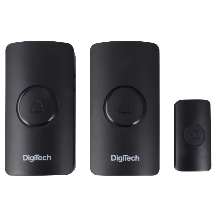 DigiTech Wireless Doorchime - 2 Transmitters Black DT - S15B - Shopping4Africa