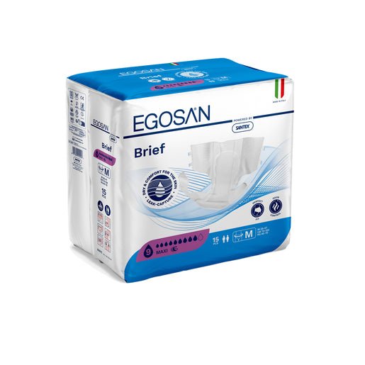 Egosan Adult All-In-One Diaper Brief Medium 9 Drop – 15 Pack - Shopping4Africa