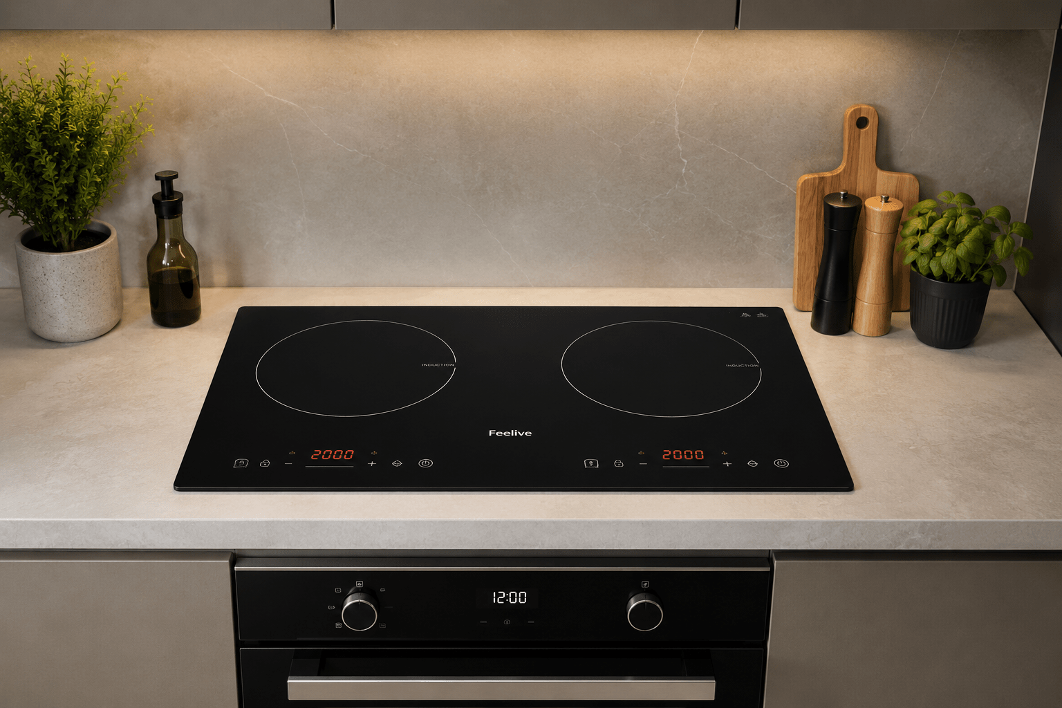 Feelive Double Induction Cooktop SK-35IHB06T - Shopping4Africa