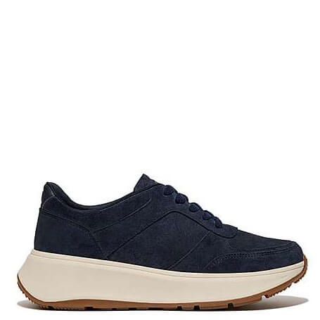 FitFlop F - Mode Suede Flatform Trainers Midnight Navy - Shopping4Africa