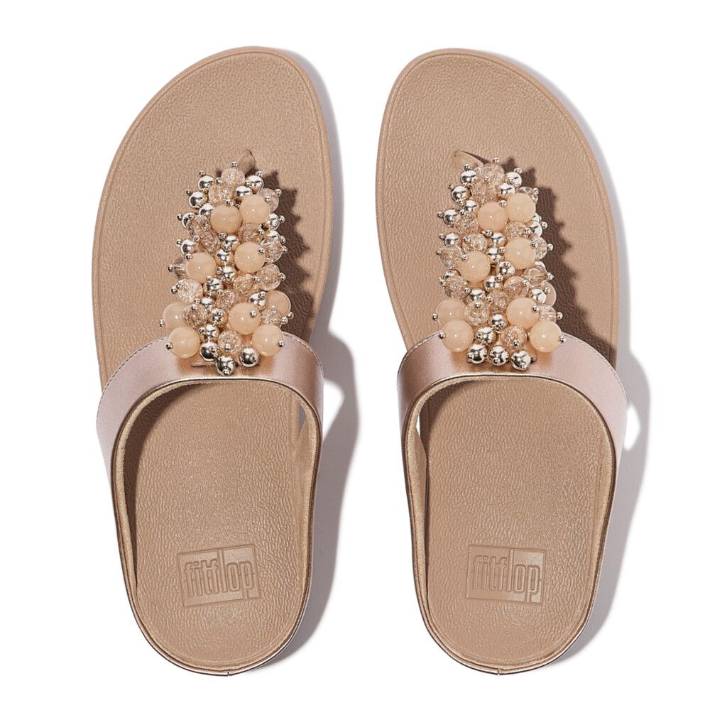 FitFlop Fino Bauble - Bead Sandals Classic Beige - Shopping4Africa