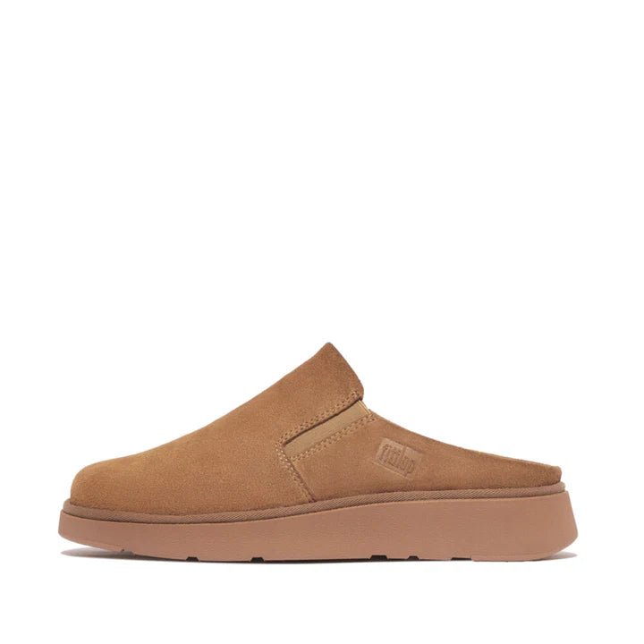 FitFlop Gen - FF Elasticated Suede Mules Desert Tan - Shopping4Africa