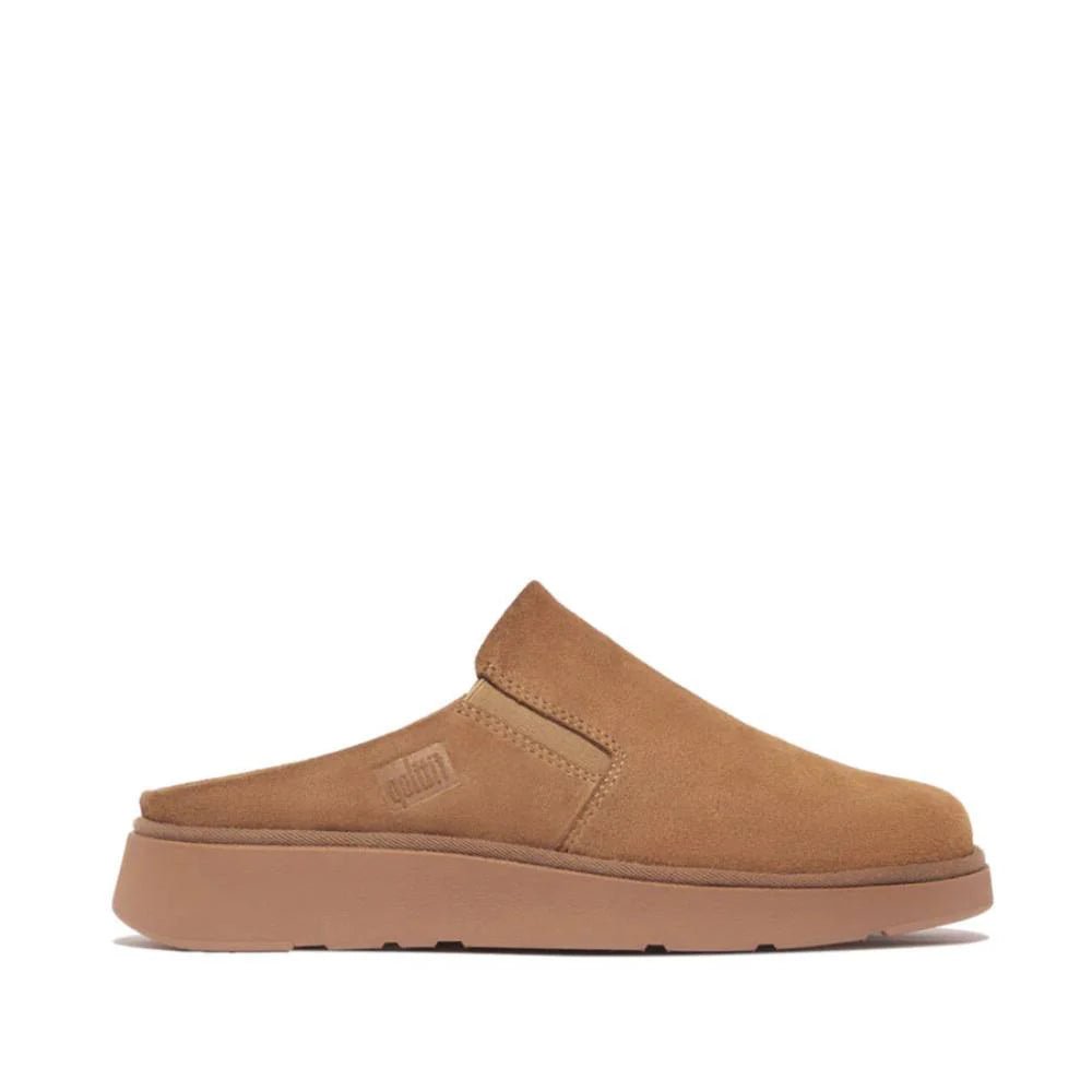 FitFlop Gen - FF Elasticated Suede Mules Desert Tan - Shopping4Africa