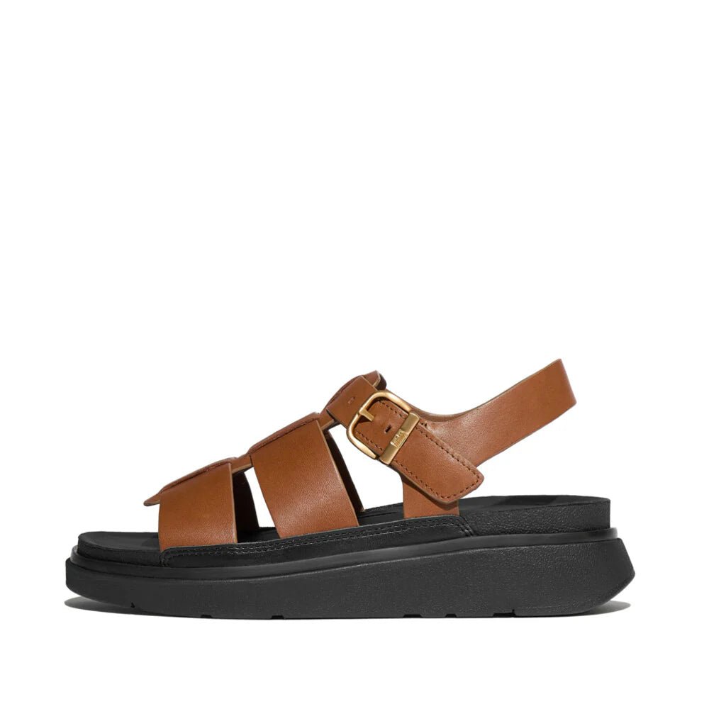 FitFlop Gen - FF Leather Fisherman Sandals Deep Tan - Shopping4Africa