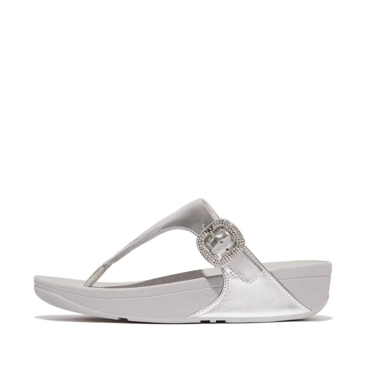 FitFlop - Lulu Crystal - Buckle Leather Silver - Shopping4Africa