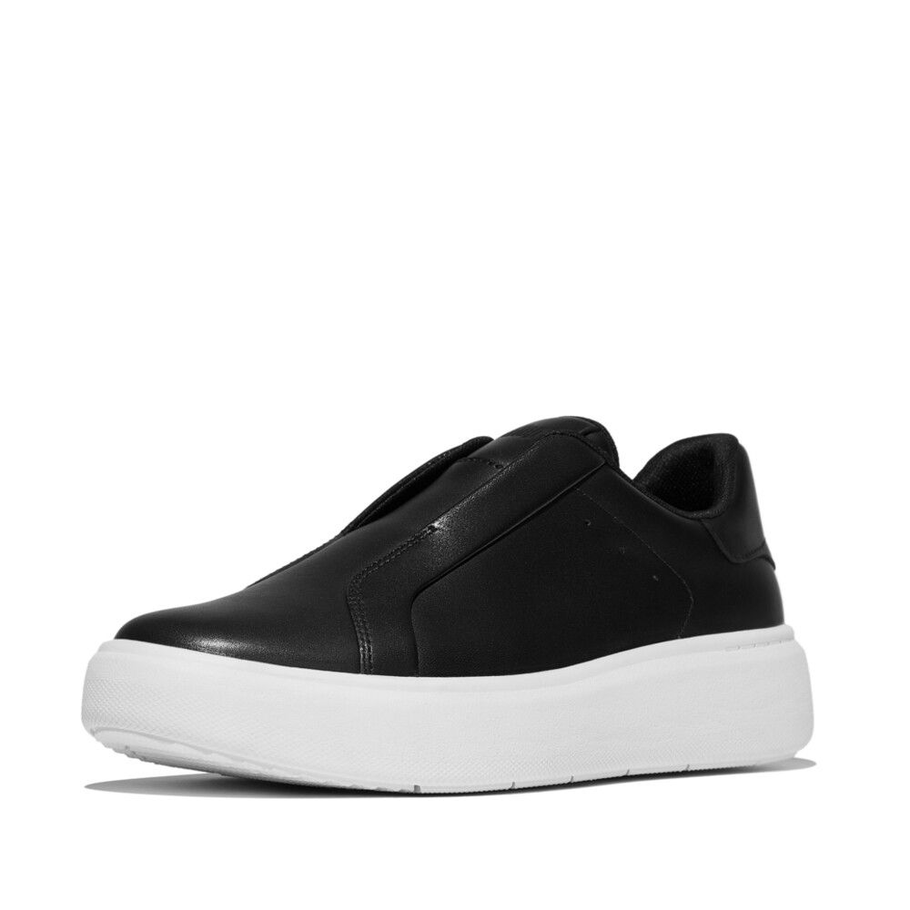 FitFlop RTG Leather Suede Sneakers Black - Shopping4Africa
