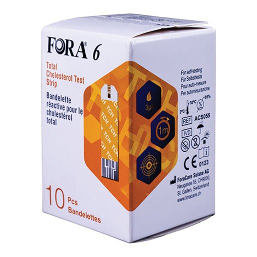 Fora 6 Cholesterol Strips Totak PK 10 - Shopping4Africa