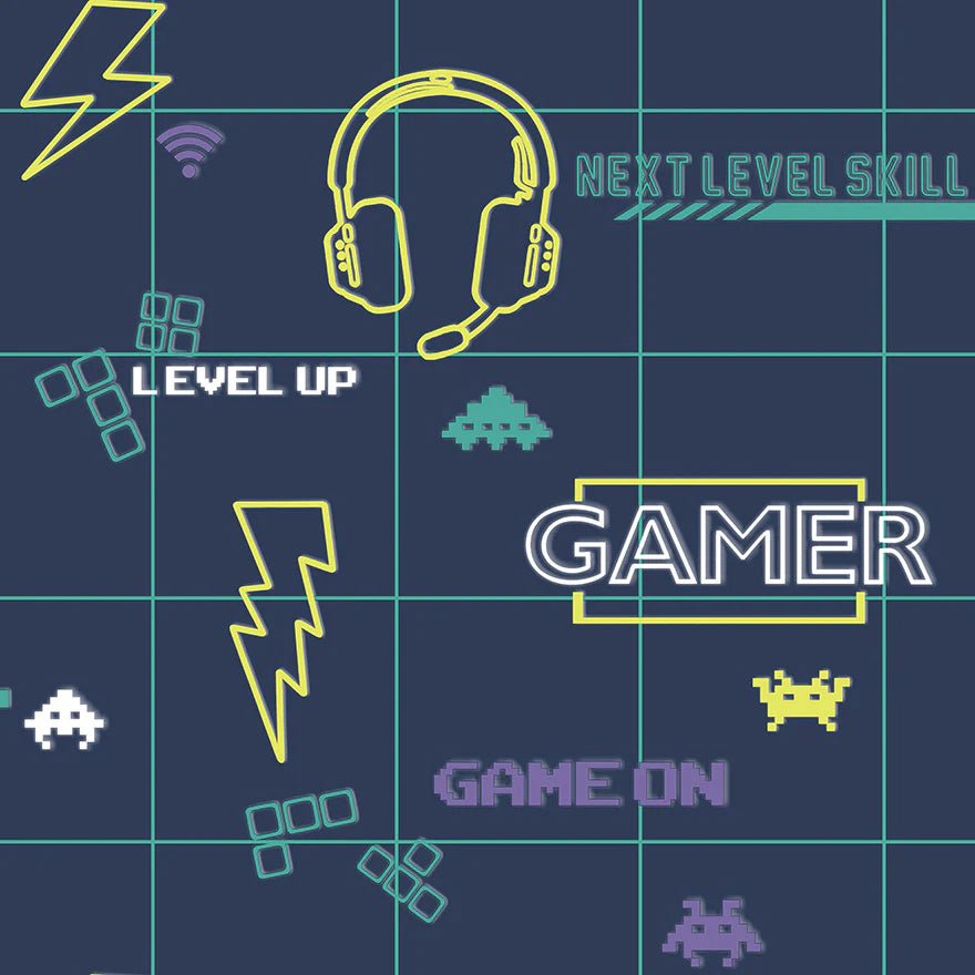 Gamer Black / Neon Pink Kids Wallpaper - Shopping4Africa