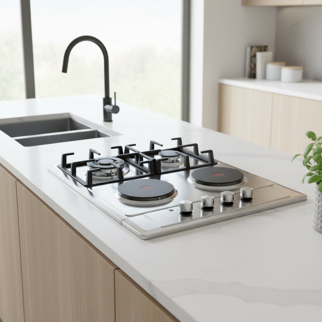 Goldair 2 Gas 2 Electric Hob GGEH - 200 - 60cm - Shopping4Africa