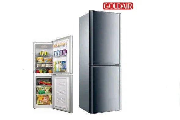Goldair 300L Combi Fridge/Freezer GDC - 300, Double Door Fridge with Bottom Freezer - Shopping4Africa