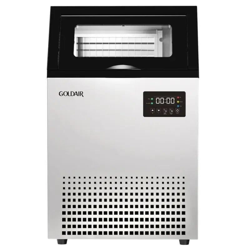 Goldair GCIM-45S Commercial Ice Maker 45kg/24hr – Stainless Steel, 15kg Ice Storage, LED Display-GCIM-45S - Shopping4Africa
