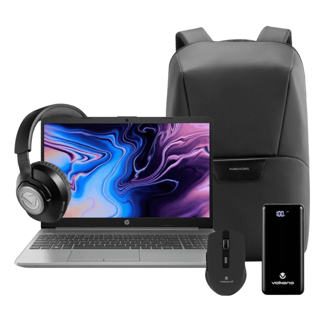 HP 250 G9 15.6 - inch Celeron 8/256 Windows 11 Laptop + Headset + Bag + Mouse + Powerbank) 7N0M6ES(EXEC) - Shopping4Africa