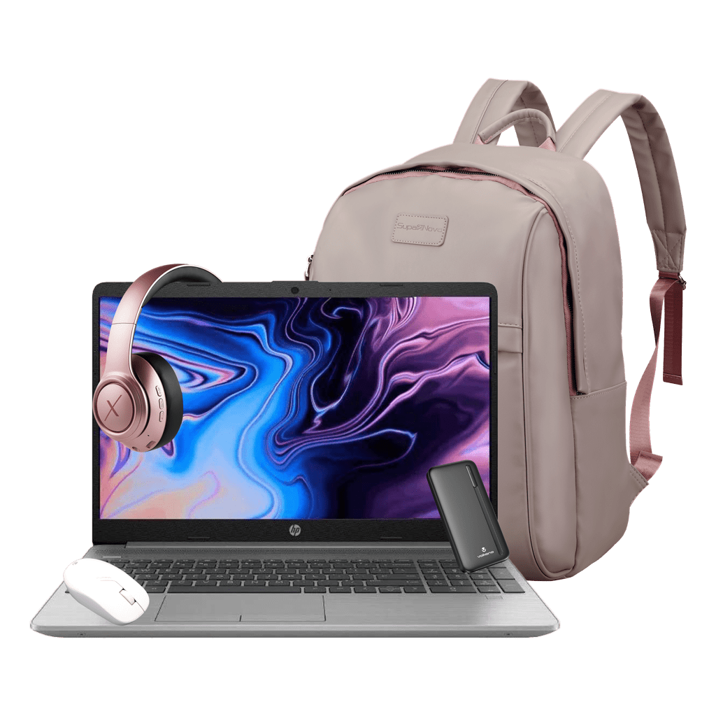 HP 250 G9 15.6 - inch Celeron 8/256 Windows11 Laptop + Headset + Bag + Mouse + Powerbank)7N0M6ES(LB) - Shopping4Africa